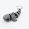 Hareketli 3D Baskı Köpekbalığı Anahtarlık - Oynar Eklemli Fidget Stres Oyuncağı