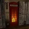 Londranın İkonu: Özel Hediye Kutulu Telefon Kulübesi Kitap Nook (Book Nook) Modeli