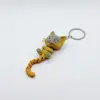 3D Baskı Hareketli Kedi Anahtarlık ve Stres Oyuncağı (Fidget) - Gökkuşağı Renkli