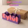Mor & Pembe Kişisel Kalemlik — 3D Baskı