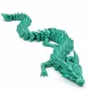 Hareketli 3D Baskı Kristal Ejderha Figürü - 42 CM Koleksiyonluk