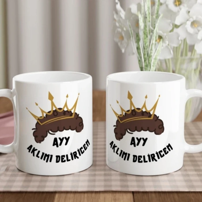 Ayy Aklımı Deliricem Tasarım Kupa Bardak