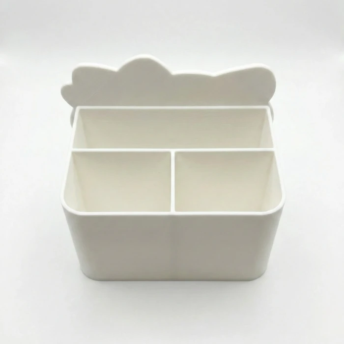 Hello Kitty Tasarımlı Çok Bölmeli Masaüstü Kalemlik ve Organizer - Dekoratif Hediye