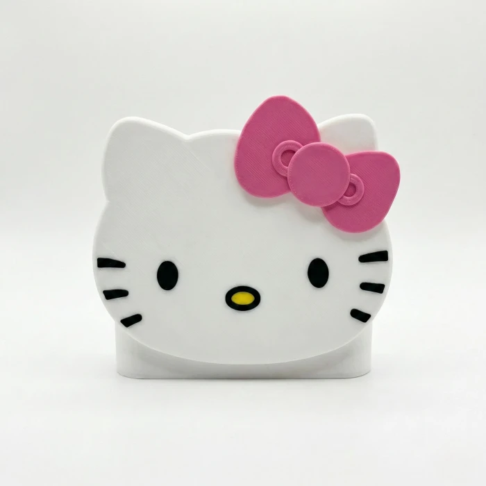 Hello Kitty Tasarımlı Çok Bölmeli Masaüstü Kalemlik ve Organizer - Dekoratif Hediye