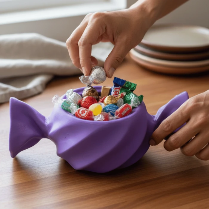 Dev Şeker Tasarımlı Dekoratif Kase – Özel Kutulu Hediye Obje