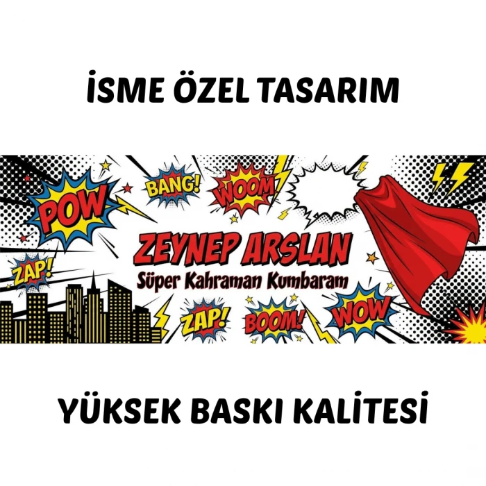 Öğrenciye Özel İsimli Süper Kahraman Temalı Kumbara - Karne ve Okuma Bayramı Hediyesi