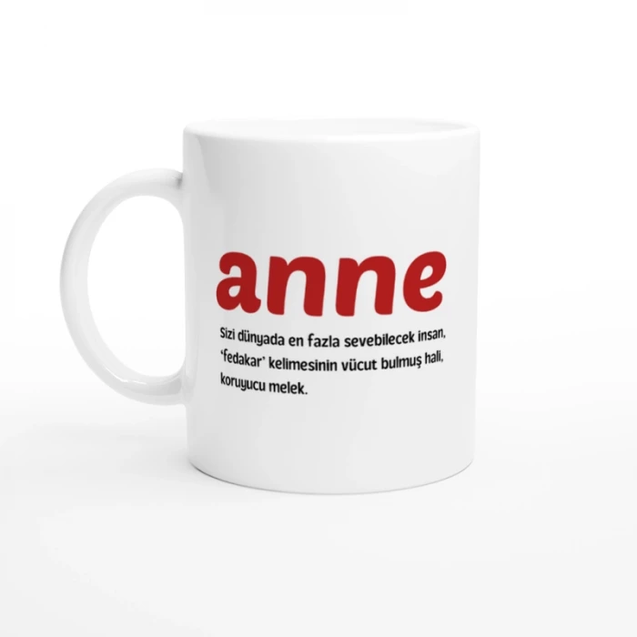 Annelere Özel İsimli Kupa Bardak