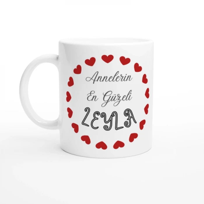 Annelere Özel İsimli Kupa Bardak