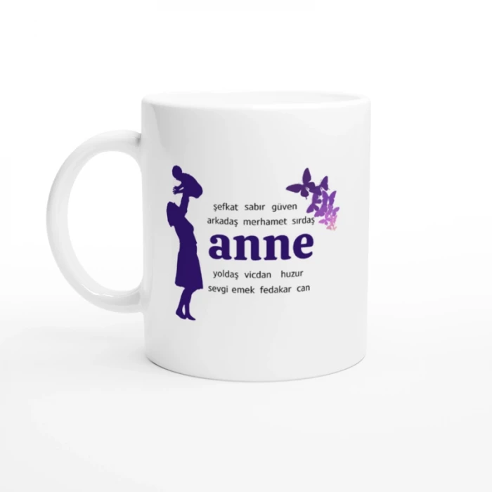 Annelere Özel İsimli Kupa Bardak