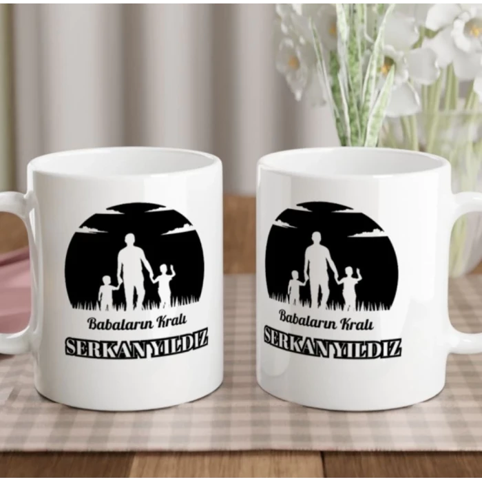 Babalara Özel İsimli Kupa Bardak