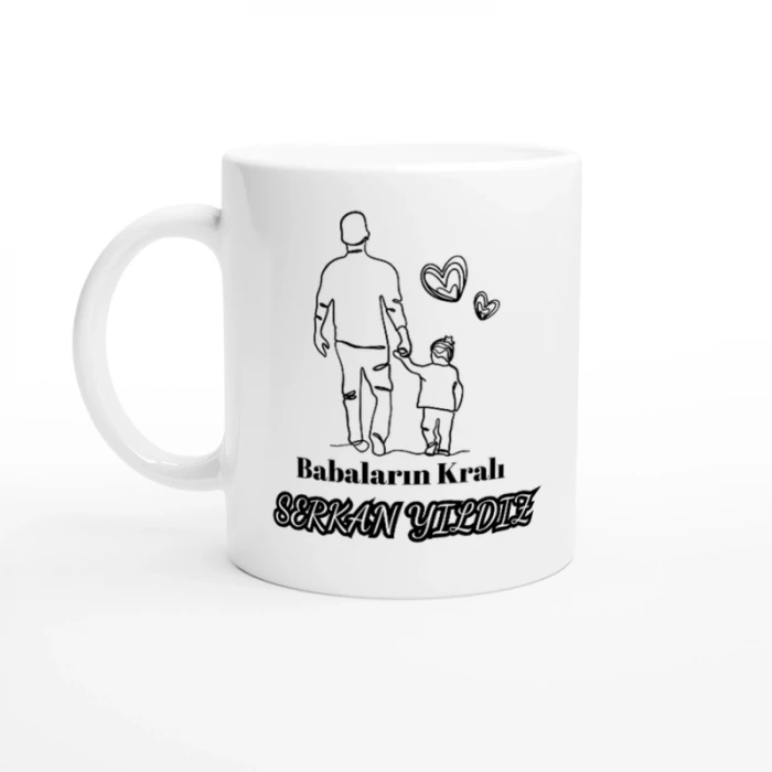 Babalara Özel İsimli Kupa Bardak
