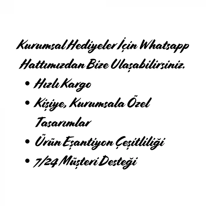 Baston Şekerli Özel Tasarım Yeni Yıl Kutlama Kartı (20x9.5 cm) 1 Adet