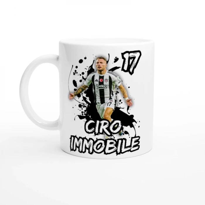 Ciro Immobile 2 Çift Taraf Baskılı Kupa Bardak