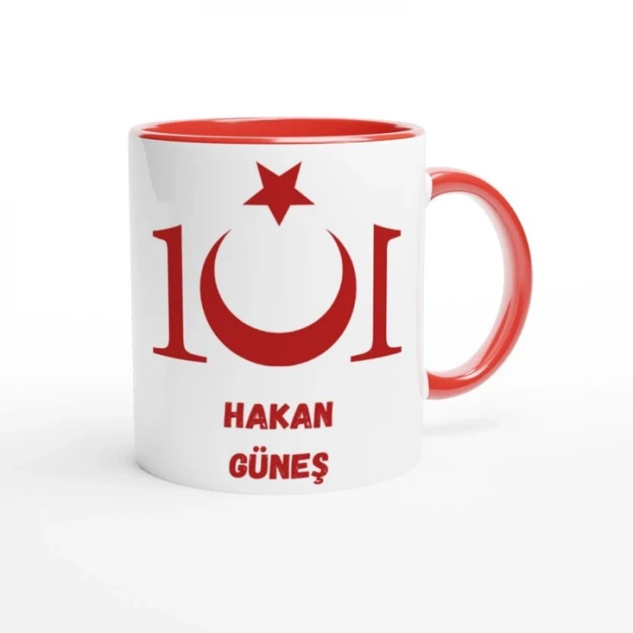 Cumhuriyetin Bekçisiyiz Cumhuriyetin 101. Yılına Özel İsme Özel Kupa