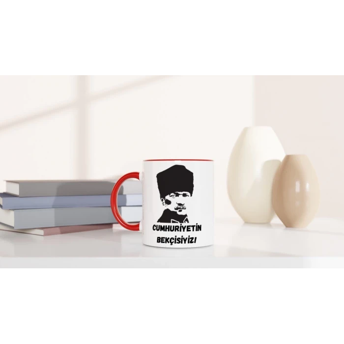 Cumhuriyetin Bekçisiyiz Cumhuriyetin 101. Yılına Özel İsme Özel Kupa