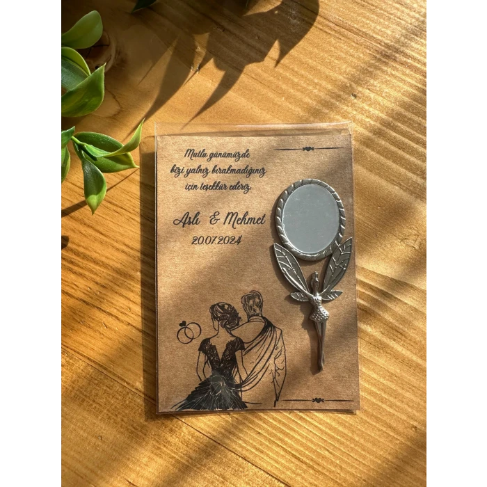Düğün Nişan Nikah Hediyelik Melek Ayna