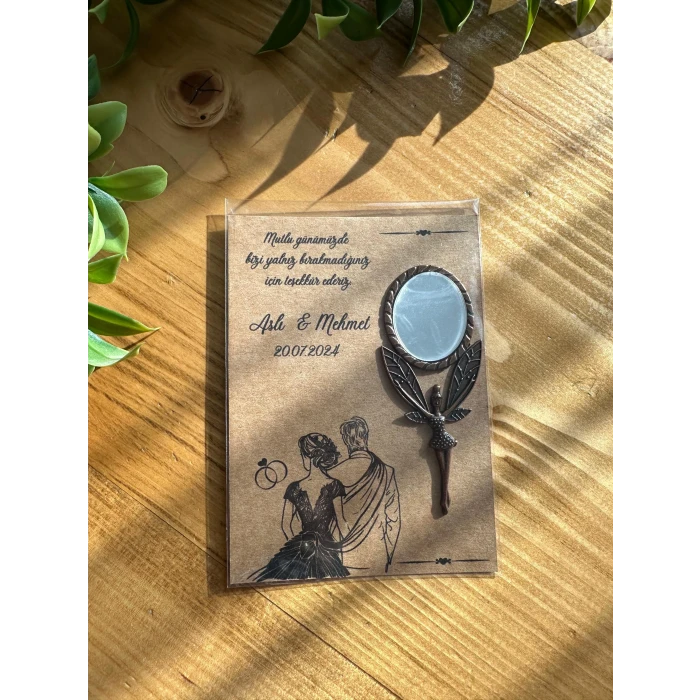 Düğün Nişan Nikah Hediyelik Melek Ayna