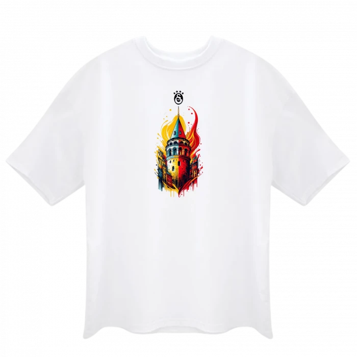 Galata Kulesi Unisex Oversize Tshirt
