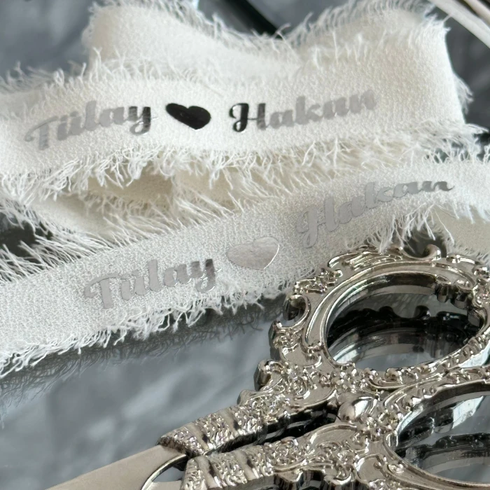 Gümüş Altıgen Yaprak Desenli Söz Nişan İsteme Tepsisi