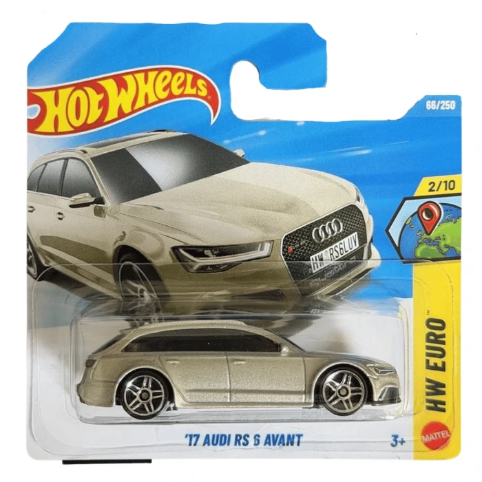 Hot Wheels 17 Audi RS 6 Avant - 1/64 Diecast Model Araba