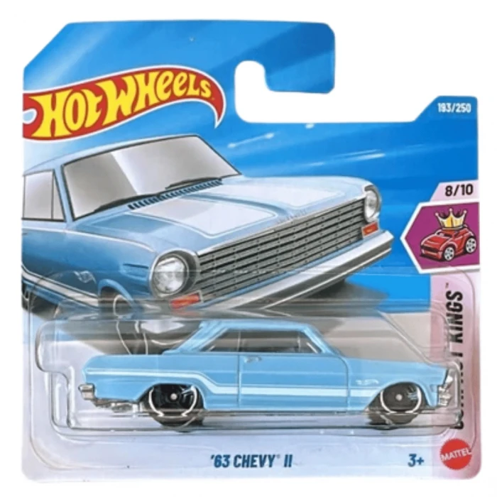 Hot Wheels 63 Chevy II - 1/64 Diecast Model Araba