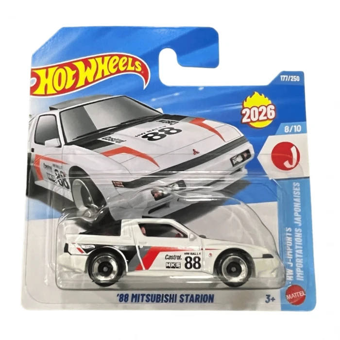 Hot Wheels 88 Mitsubishi Starion - 1/64 Diecast Model Araba
