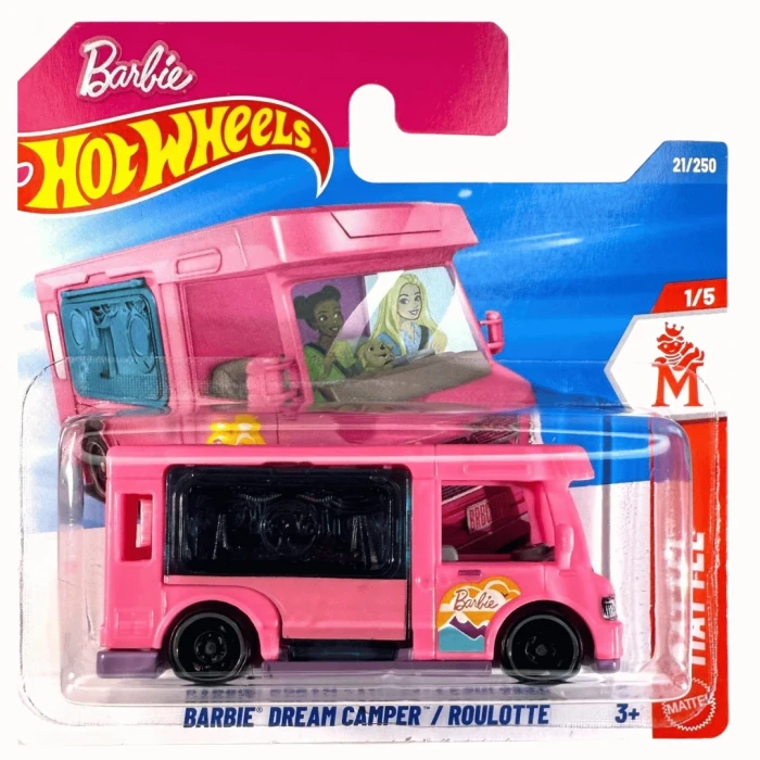 Hot Wheels Barbie Dream Camper - 1/64 Diecast Model Araba