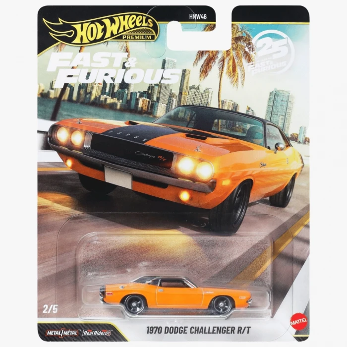 Hot Wheels Fast & Furious 2026 Premium Mix3 Tam Set - 5li Diecast Set 1/64