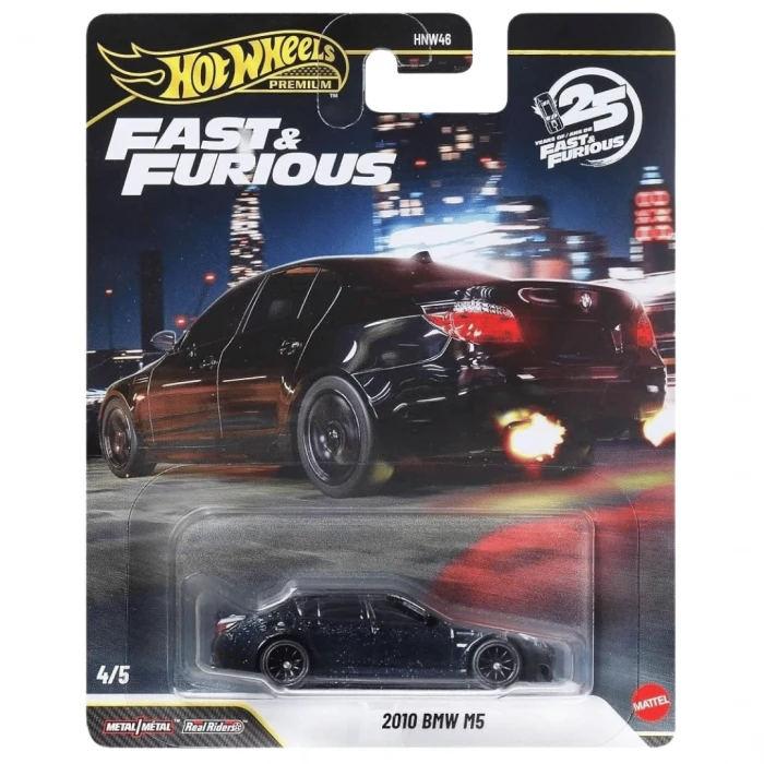Hot Wheels Fast & Furious 2026 Premium Mix3 Tam Set - 5li Diecast Set 1/64