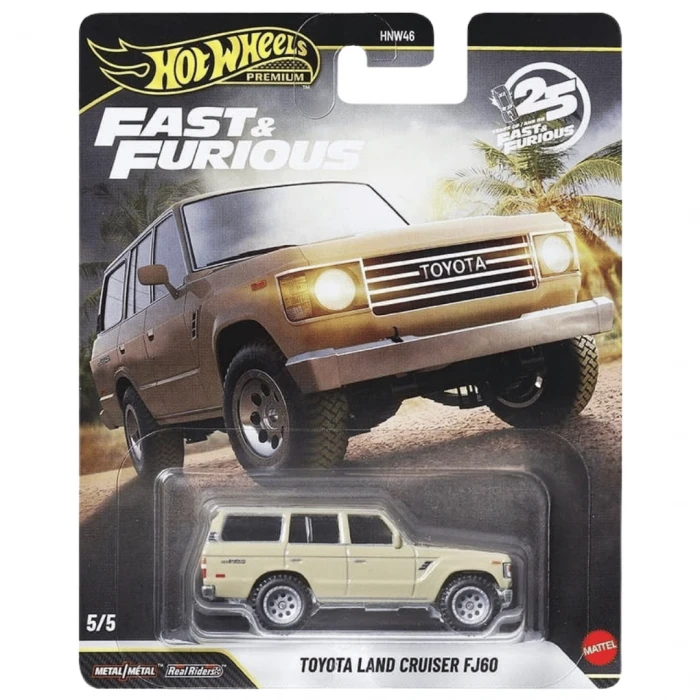 Hot Wheels Fast & Furious 2026 Premium Mix3 Tam Set - 5li Diecast Set 1/64