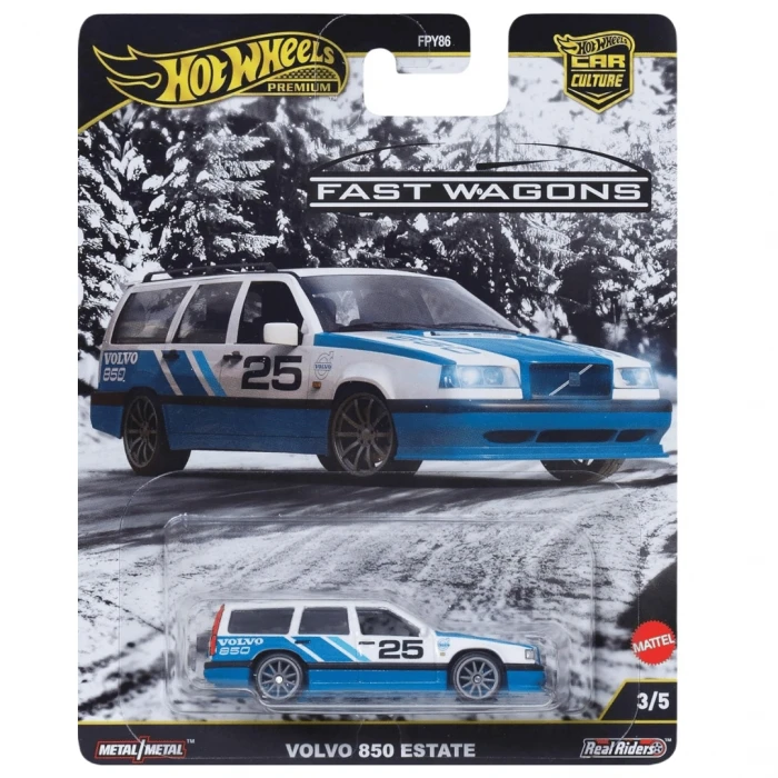 Hot Wheels Fast Wagons Tam Set - 5li Diecast Set 1/64