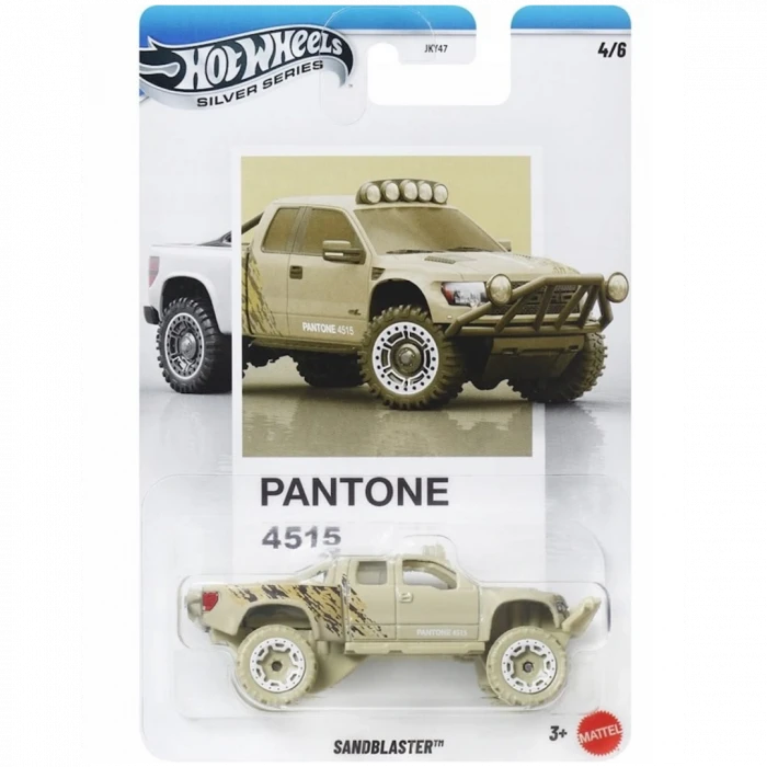 Hot Wheels Silver Pantone 6lı Tam Set - 6li Diecast Set 1/64