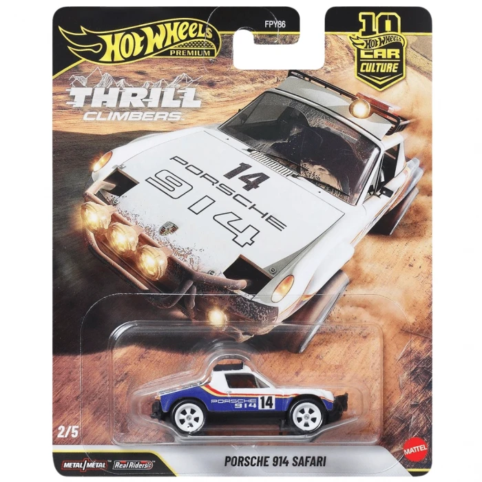 Hot Wheels Thrill Climbers Tam Set - 5li Diecast Set 1/64