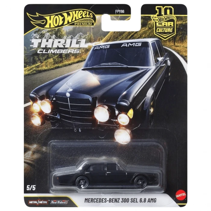 Hot Wheels Thrill Climbers Tam Set - 5li Diecast Set 1/64