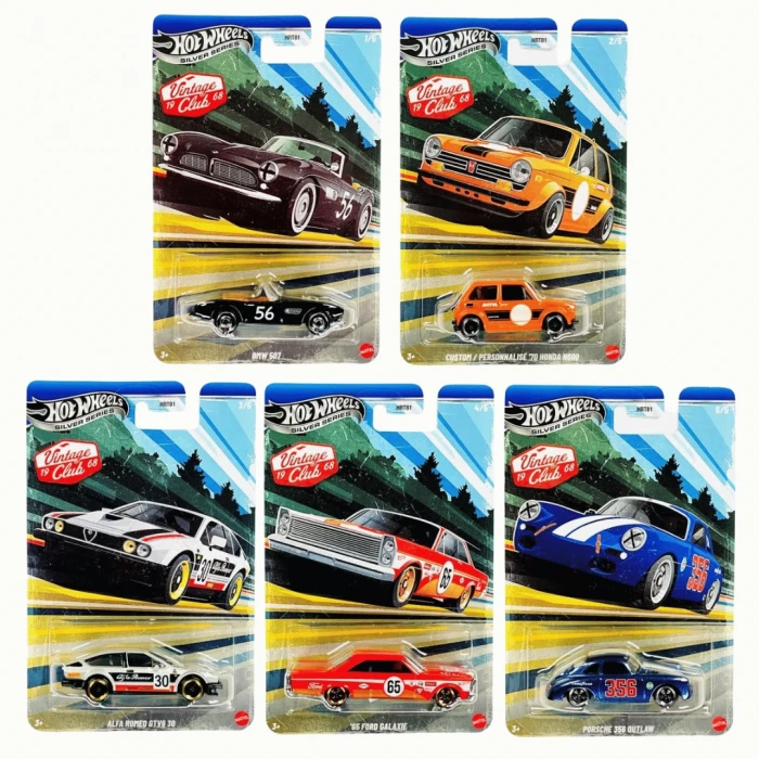 Hot Wheels Vintage Club 68 Tam Set - 5li Diecast Set 1/64
