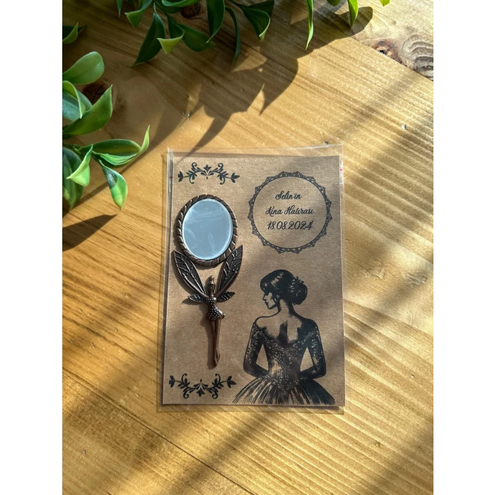 Kına Bekarlığa Veda Hediyelik Melek Ayna