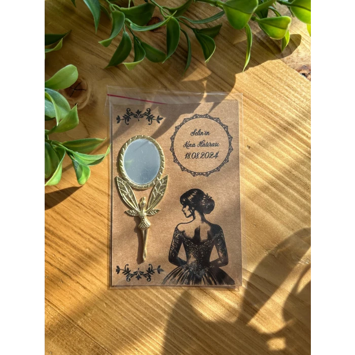 Kına Bekarlığa Veda Hediyelik Melek Ayna