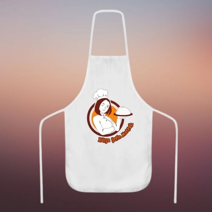 Kişiye Özel İsim Baskılı Mutfak Önlüğü