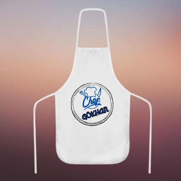 Kişiye Özel İsim Baskılı Mutfak Önlüğü