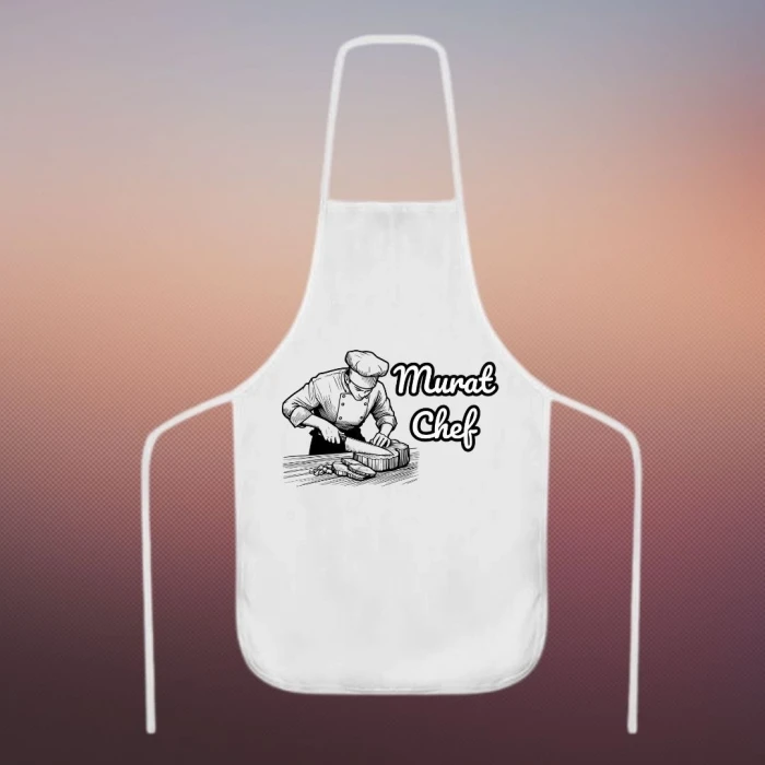 Kişiye Özel İsim Baskılı Mutfak Önlüğü