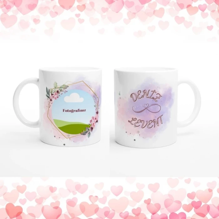 Kişiye Özel İsim & Fotoğraf Baskılı Kupa Bardak