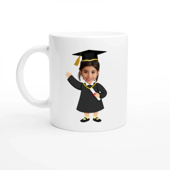 Mezuniyet Kişiye Özel Kız Öğrenci Baskı Kupa Bardak