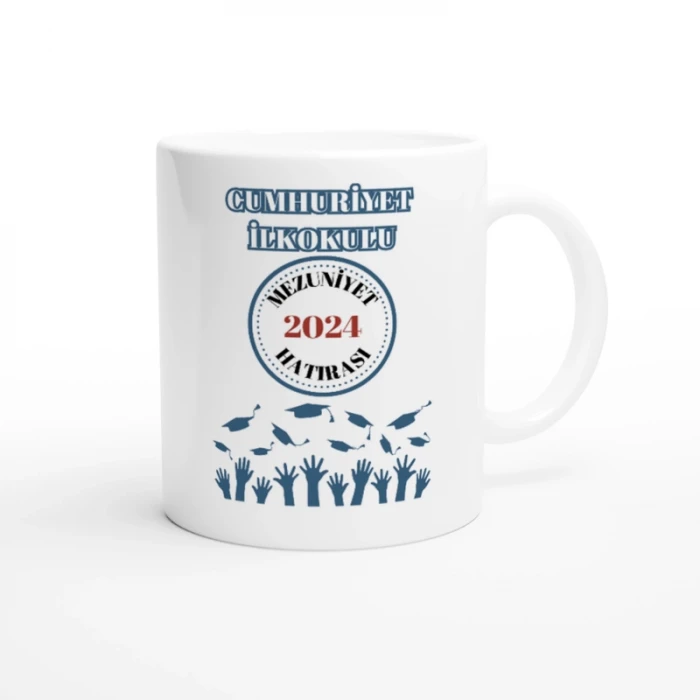 Mezuniyet Kişiye Özel Kız Öğrenci Baskı Kupa Bardak