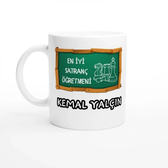 Öğretmenlere Özel İsimli Branş Tasarımlı Kupa Bardak