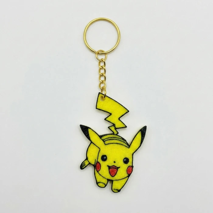 Pikachu Temalı 3lü Arkadaşlık Anahtarlık Seti - Best Friends Uyumlu Çanta Aksesuarı