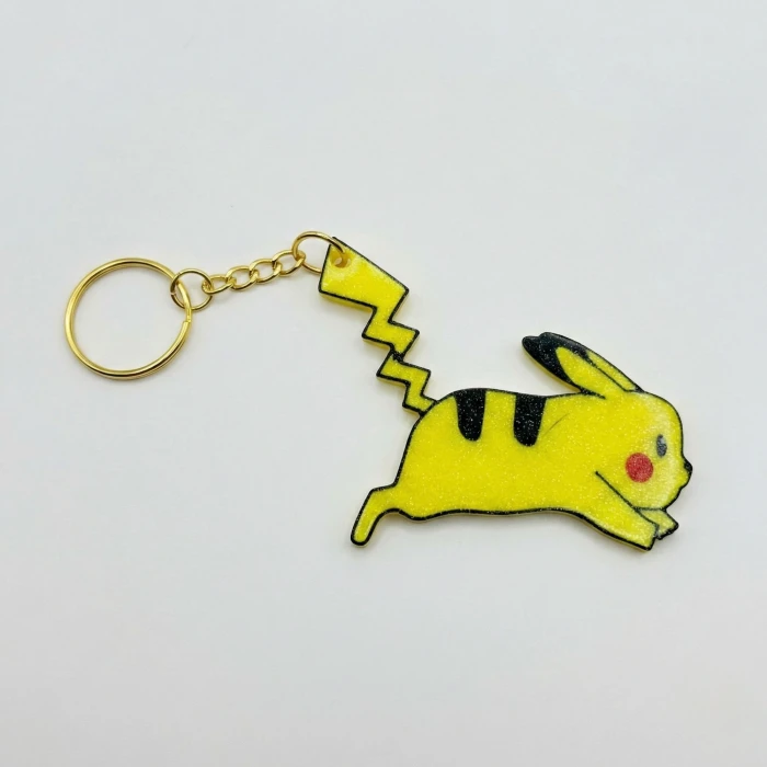 Pikachu Temalı 3lü Arkadaşlık Anahtarlık Seti - Best Friends Uyumlu Çanta Aksesuarı