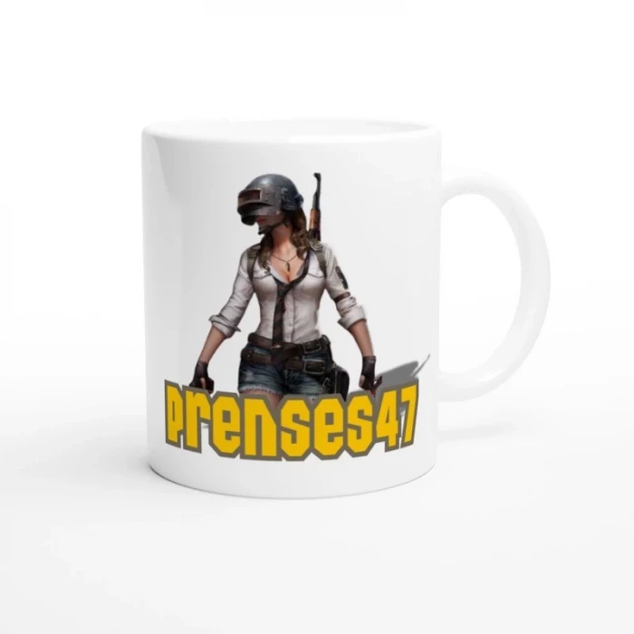 PUBG Nicknamee Özel Çift Taraf Baskı Kupa Bardak Model-11