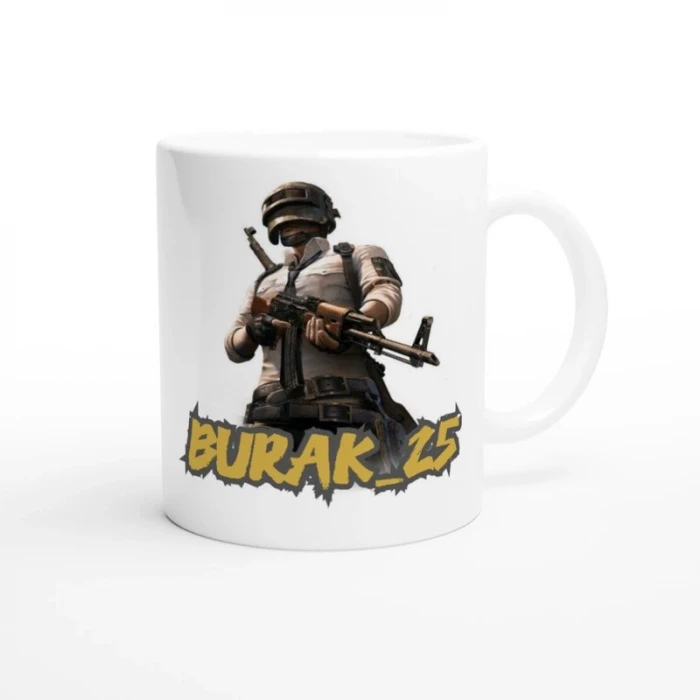 PUBG Nicknamee Özel Çift Taraf Baskı Kupa Bardak Model-8