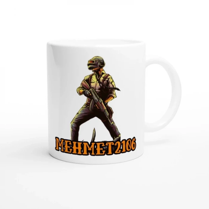 PUBG Nicknamee Özel Çift Taraf Baskı Kupa Bardak Model-9