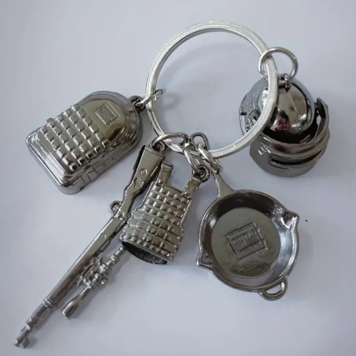 PUBG Set Metal Anahtarlık